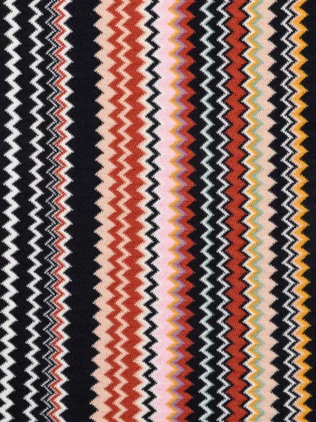 Fular Missoni cu franjuri negru