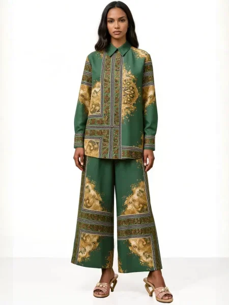 MSN Collection Obleka za doma Zweiteiliges Set mešane barve