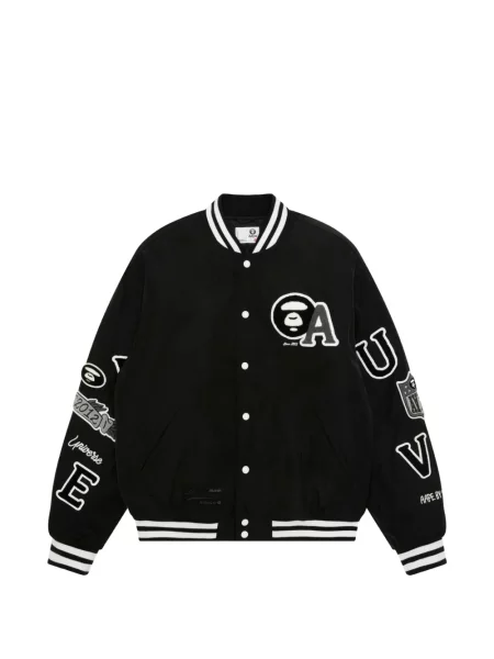 Geacă Aape By A Bathing Ape cu broderie negru