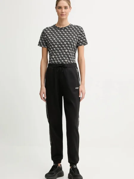 GUESS Pantaloni auriu negru