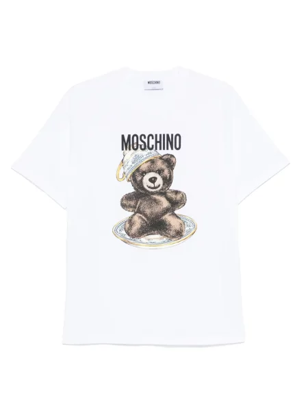 Tricou Moschino cu imagine alb