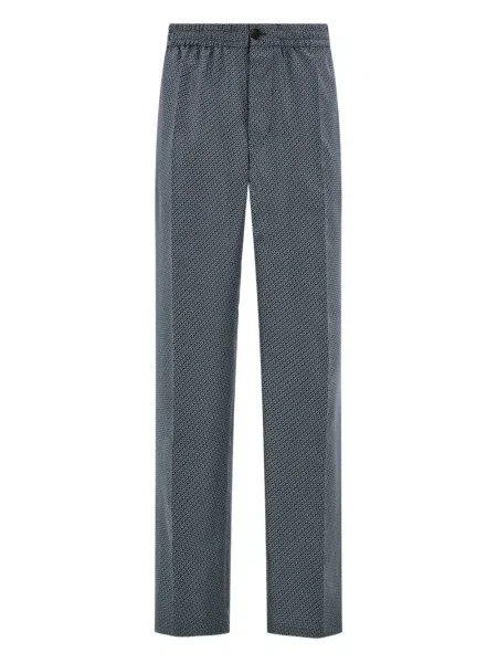 Pantaloni Ferragamo albastru
