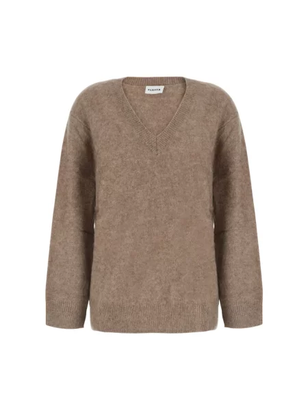 Sweter Parosh wełniany beżowy