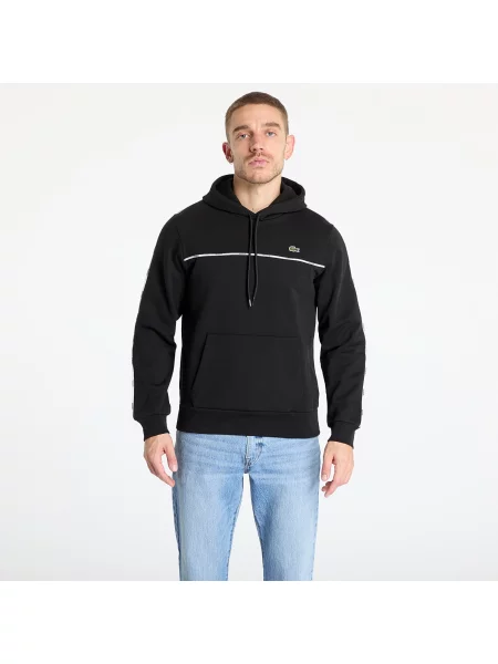 Суитшърт LACOSTE Non Brushed Fleece Black XL черно