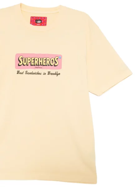 Tricou Kidsuper cu imagine galben