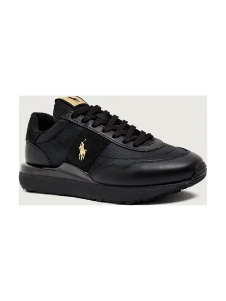 POLO RALPH LAUREN Teniși din piele TRAIN 89 negru