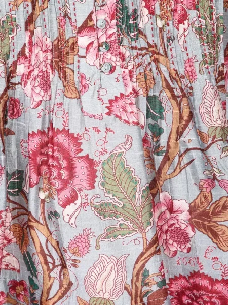 Bluză Philippa 1970 cu model floral cu imagine roz