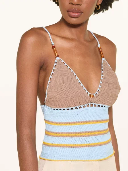 Top Claudie Pierlot z koralikami