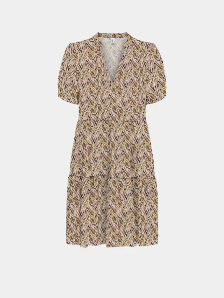 Сукня міні Only NOVA LIFE VIS S/S THEA DRESS помаранчевий/коричневий помаранчева