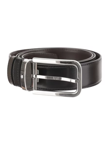 Pasek Montblanc dwustronny czarny