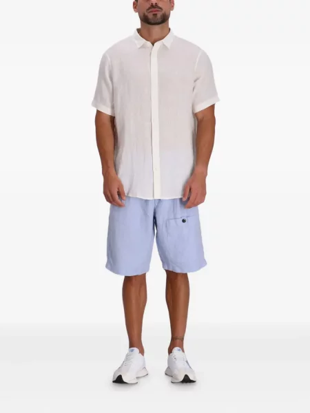 Cămașă Armani Exchange de in alb
