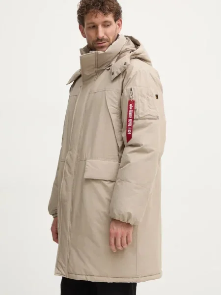 Alpha Industries geacă bărbați de iarnă bej