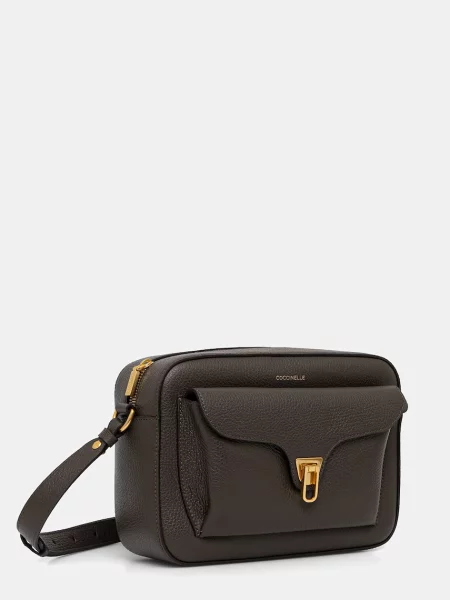 Coccinelle чанта crossbody дамска от кожа BEAT SOFT зелено