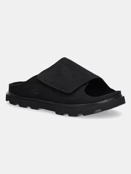 Чехли от набук UGG Solano Slide черно