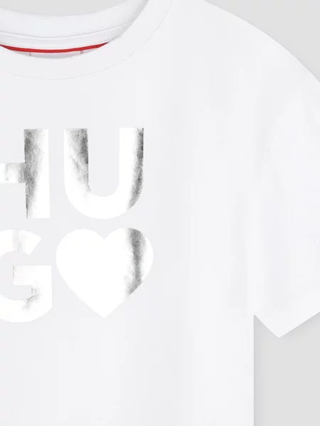 Детская футболка Hugo белая