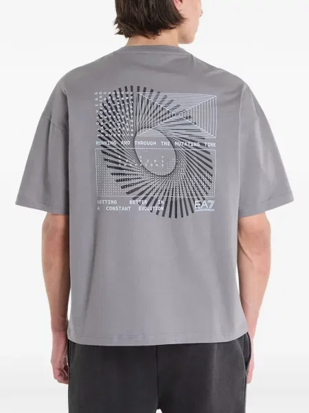 Μπλούζα Ea7 Emporio Armani με σχέδιο γκρι