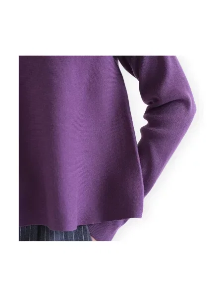 Pulover Compania Fantastica tricotate violet