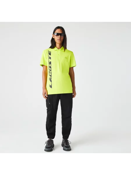 Lacoste Koszulka Polo O Regularnym Kroju Markowa Piqué żółta