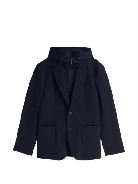 Sacou Tommy Hilfiger cu glugă albastru