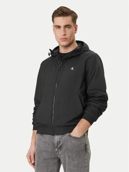 Calvin Klein Jeans Széldzseki Harrington fekete