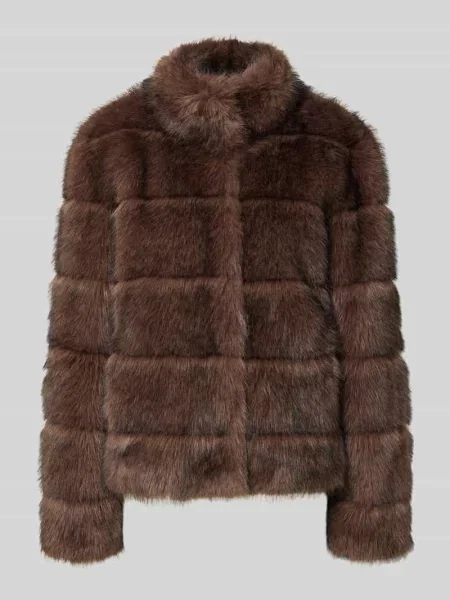 Kurtka o kroju regular fit ze sztucznego futra Petite M.