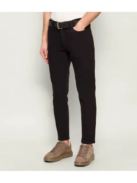 HUGO Farmer | Tapered fit fekete