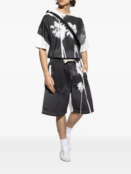 Tricou Palm Angels cu imagine negru