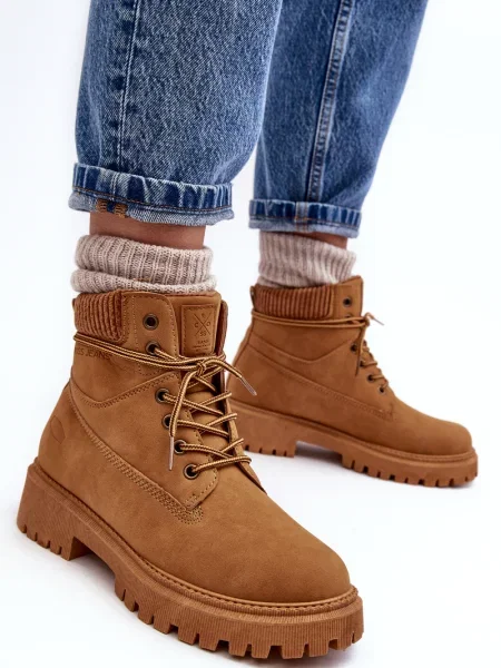 Gležnjarji Cross Jeans rjava