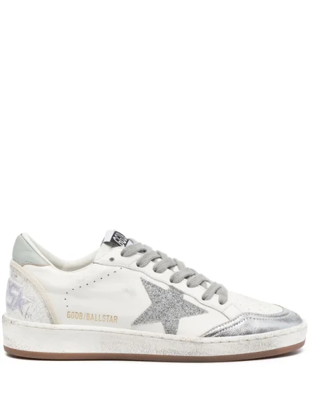 Sneakerși Golden Goose din piele alb
