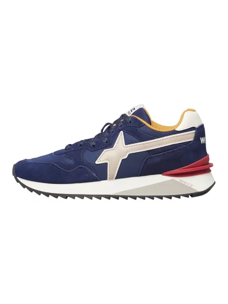 Sneakersy W6yz zamszowe niebieskie
