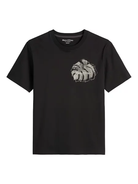 Tricou polo Marc O'polo cu imagine negru