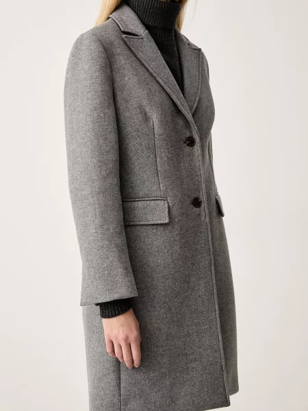 Calvin Klein női kabát gyapjúval szürke