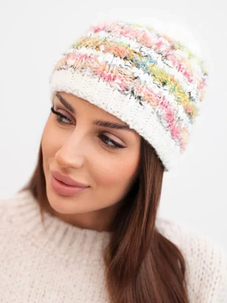 Căciulă Kesi de cristal alb