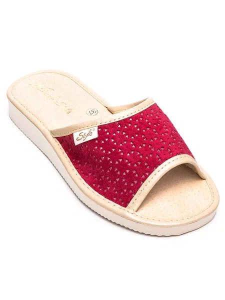 Papuci Natural Style alb