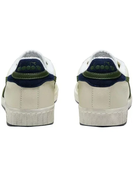 Pantofi Diadora din piele de căprioară verde