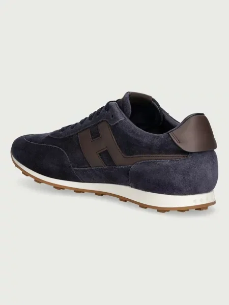 Замшевые кроссовки Hogan