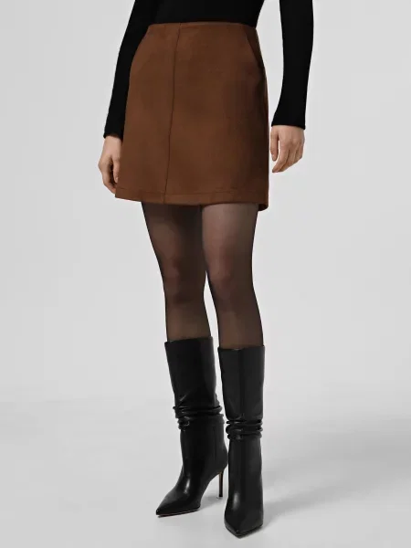 Спідниця міні Braska коричневий