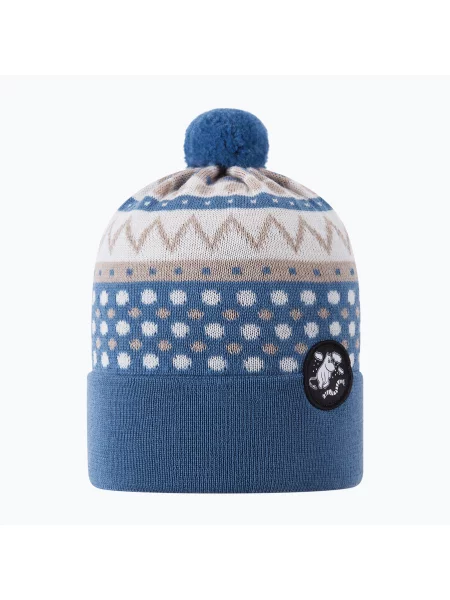 Gyerek téli sapka Reima Moomin Flinga blue ocean. Méret: cm kék