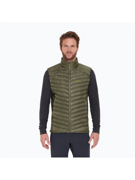 Мъжко яке без ръкави Rab Cirrus Flex light khaki/army зелено