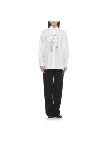 Maison Margiela Bluzki i koszule Kobieta XS Koszula biały