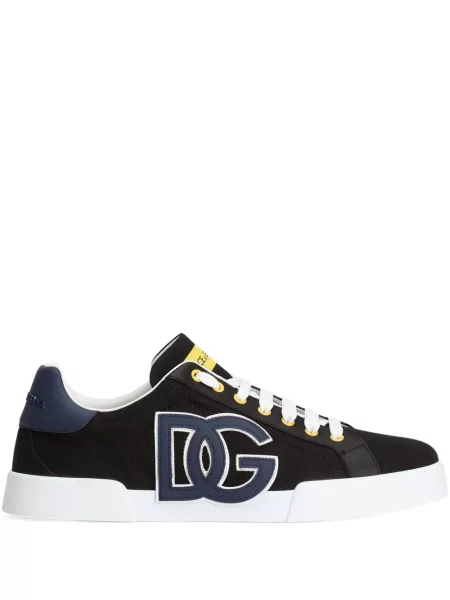 Sneakerși Dolce & Gabbana Portofino negru