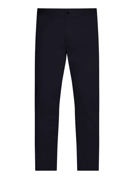 TOMMY HILFIGER Chino kalhoty Bleecker marine modrá / červená bílá