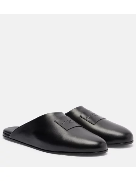 Papuci tip mules Givenchy din piele negru