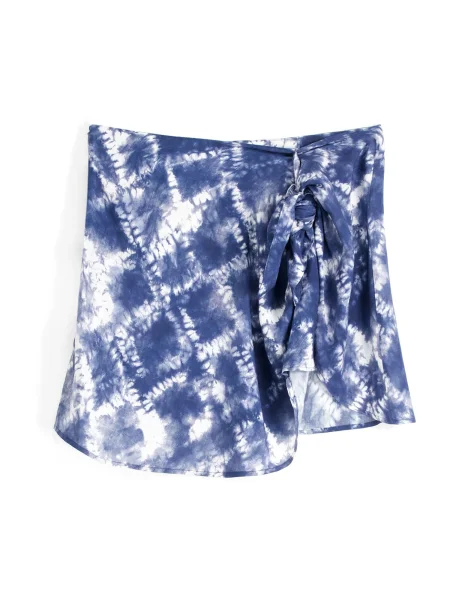 Bershka Fustă albastru alb