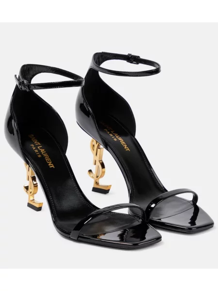 Sandale Saint Laurent din piele negru