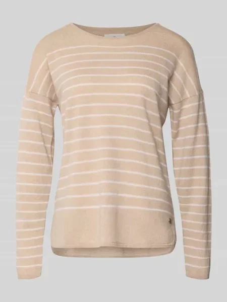 Sweter z dzianiny z czystego kaszmiru Fynch-hatton beżowy