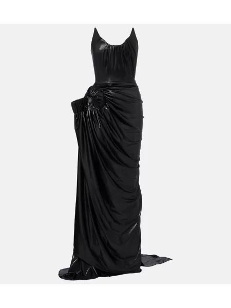 Rochie Maticevski drapată negru