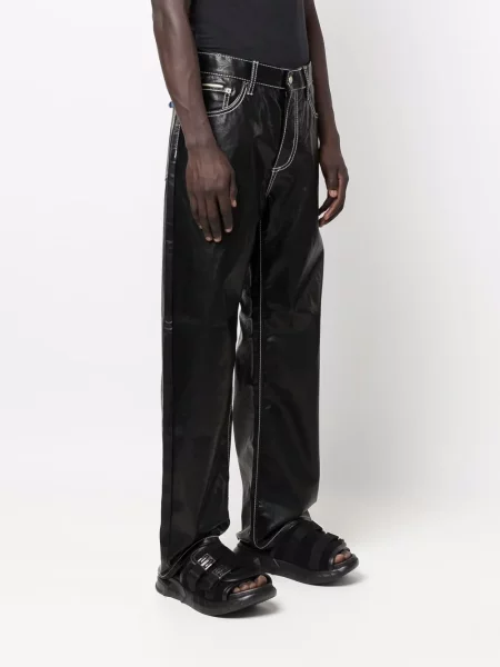 Pantaloni Eytys din piele negru