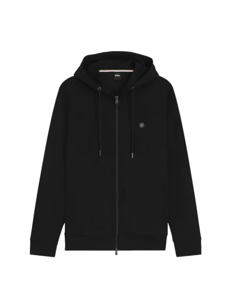 Bluza rozpinana o kroju regular fit z mieszanki bawełny model ‘C-SPENCE Hugo czarna