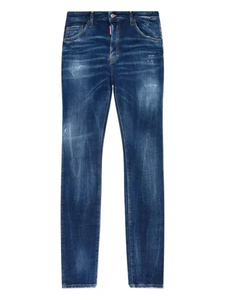 Blugi Dsquared2 zdrențuiți albastru